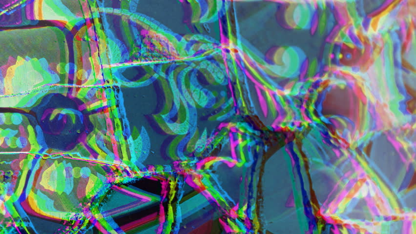 abstract montage made from images of ceramic tiles in Antoni GaudÃÂ­'s Park GÃÂ¼ell, barcelona, spain