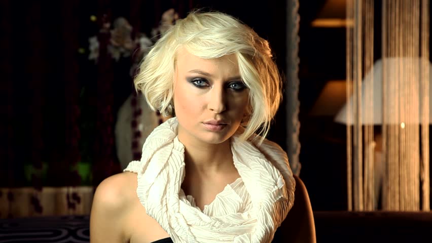 Elegance woman in stylish interior