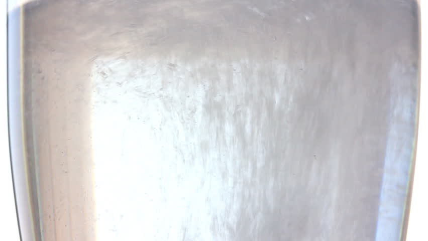 dissolution of effervescent aspirin tablet - slow motion