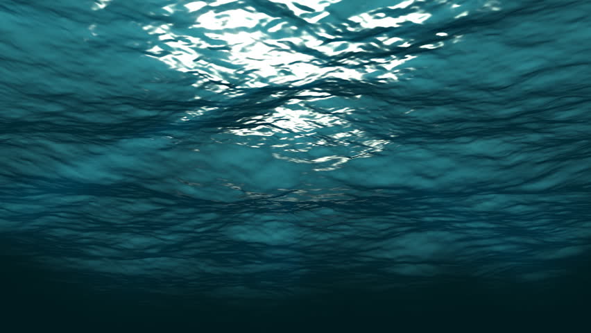 Underwater , sea surface with sunbeam shining through , check my gallery for more