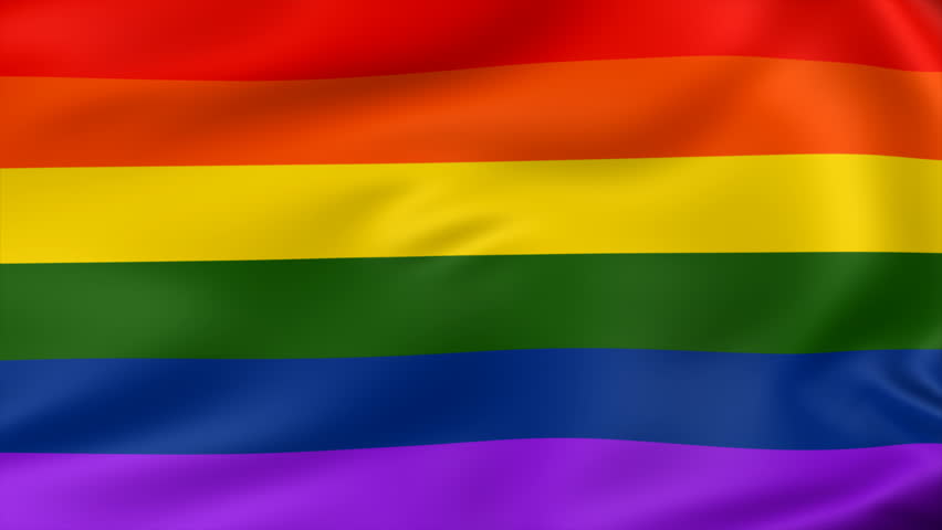 animated pride flag - seamless loop