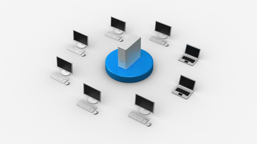 Network diagram - Server/Client