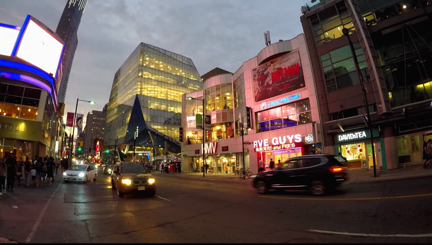 LONDON - DEC 10: Timelapse View Of Oxford Street At Night ...