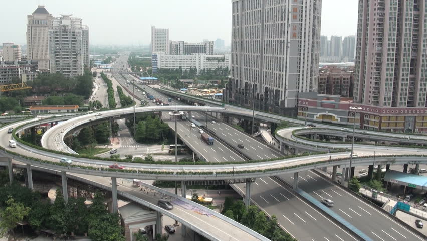 A fly over in Guangzhou shows how fast China's economy is evolving.