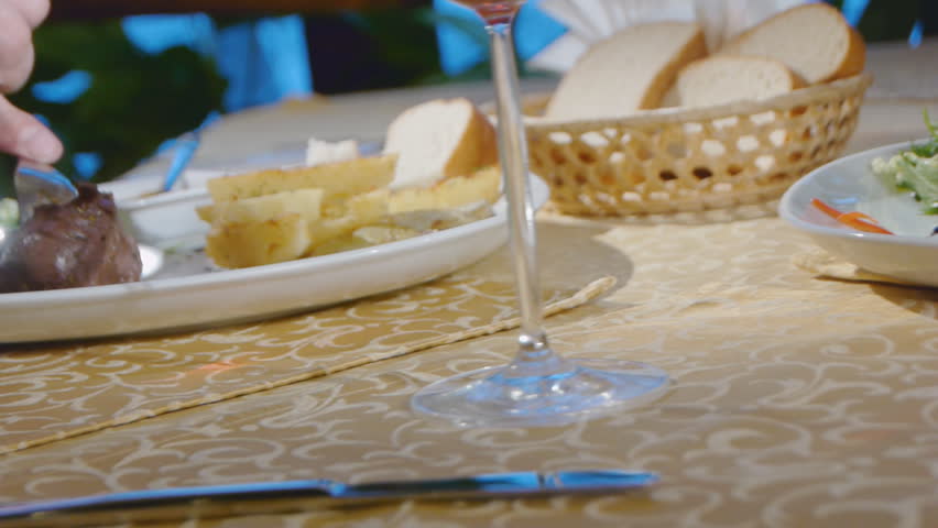 Romantic Dinner in the restaurant