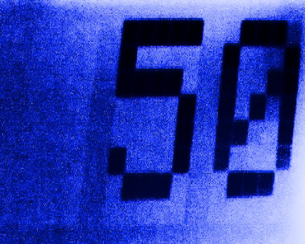 Digital numbers 50 to 200 showing on a modern grainy background. Video 1 of a set of 2 Videos.