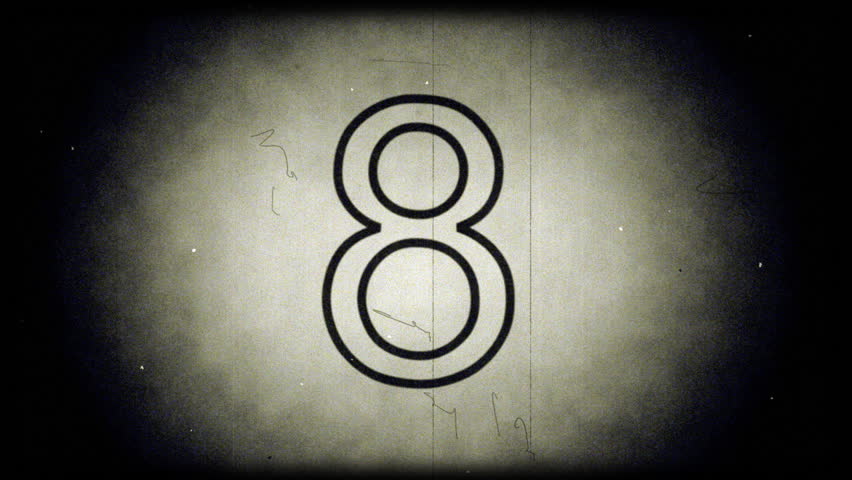 Old film countdown leader