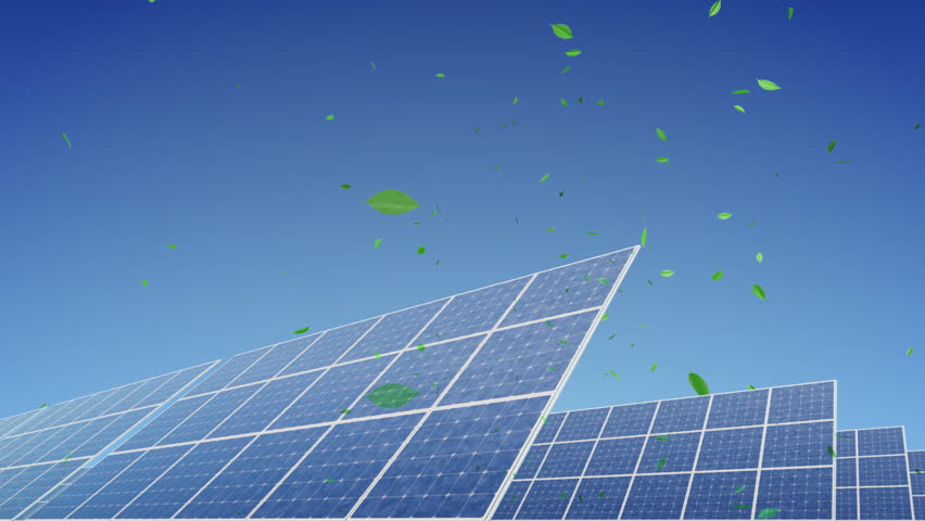 Solar Panels. Silicon Photovoltaic Cell.
