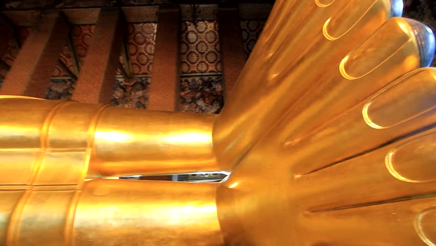 Sleeping Buddha in Thailand. 
