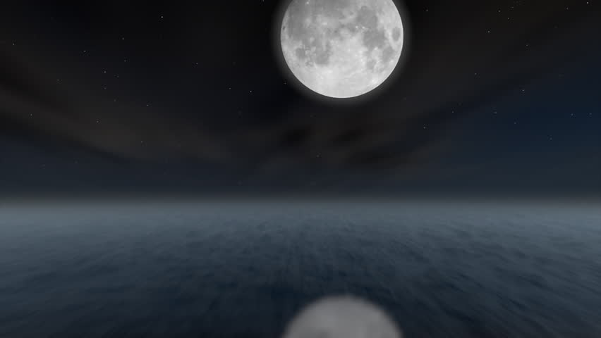 A Cloud time-lapse over 3d ocean (1080/24p)