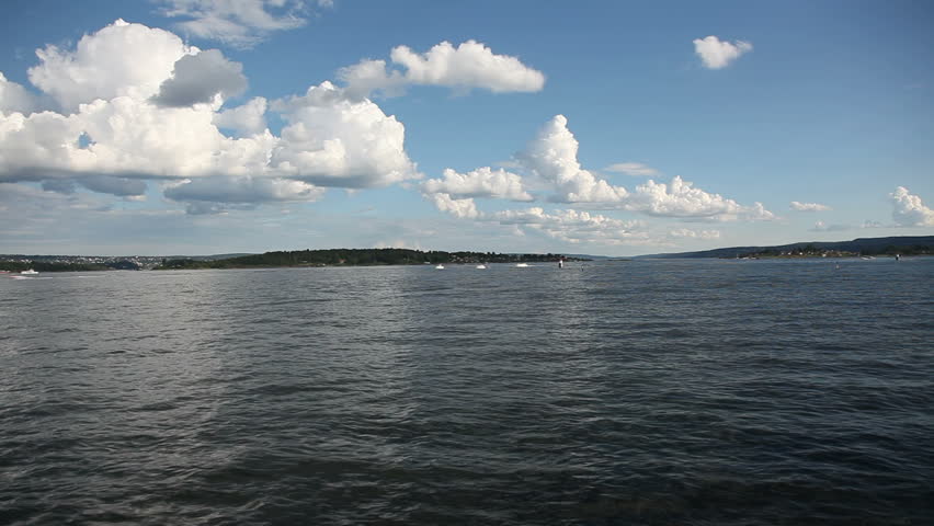 Oslo fjord time lapse Full HD