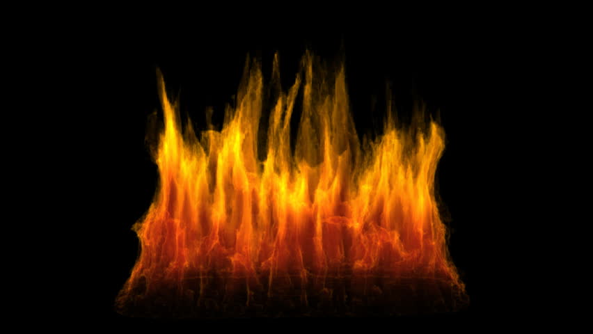 Real looking fire starting from broad line (matte in my portfolio)