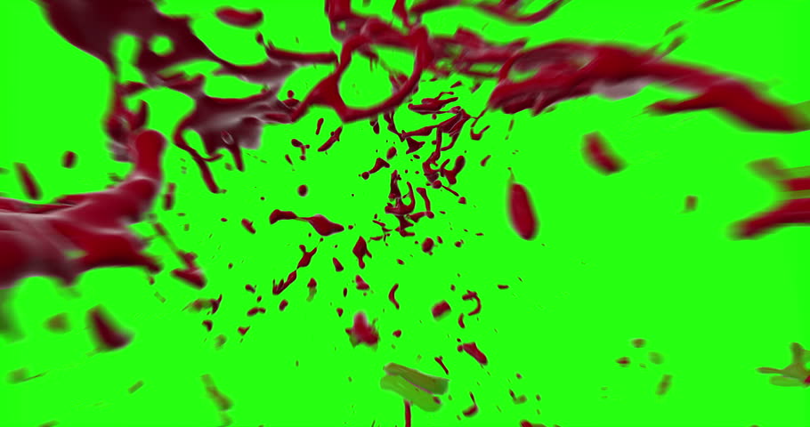 Blood Green Screen Stock Footage Video | Shutterstock