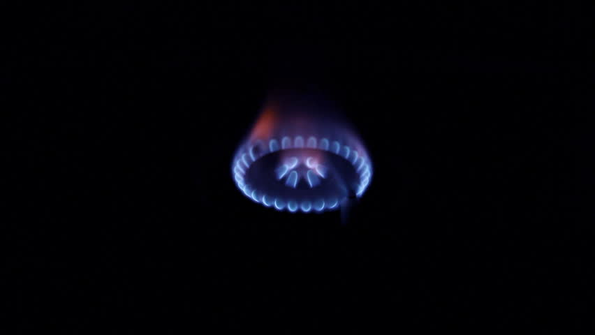 Gas fire burns, 1920x1080p, no sound.