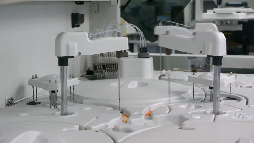 modern medical equipment makes the analysis of bio materials