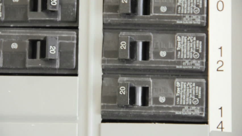 Circuit breakers being flipped