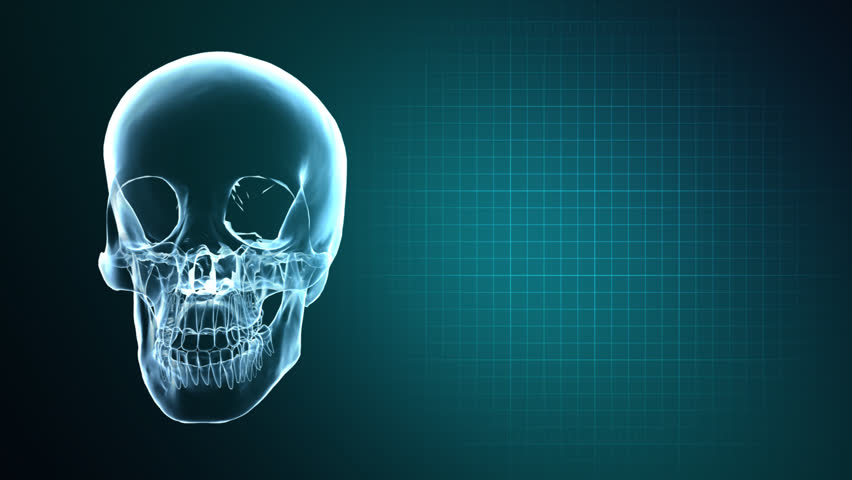 X-Ray Skull and Heart Monitor High Def