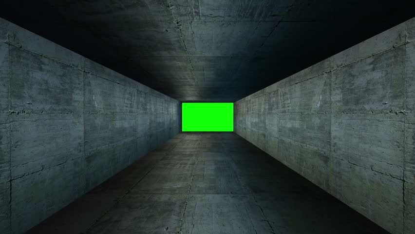Green screen box design. You can use your custom footage replacing the green area by using chroma key. Green is pure green so it's a one click keying.