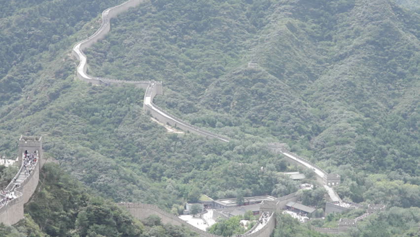 Great Wall of China near Beijing Neutral high dynamic color range shot - giving full potential for post-production color grading and stylizing September 2011
