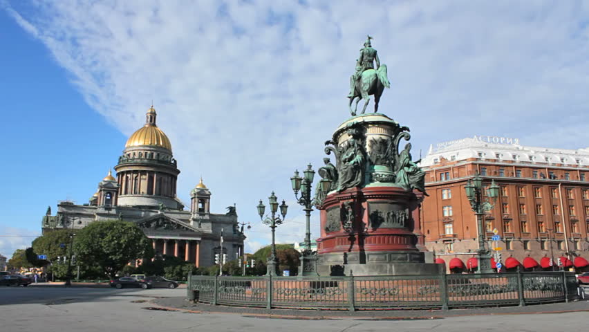 St. Isaac's Square (Isaakiyevskaya Ploshchad), Saint Petersburg, Russia