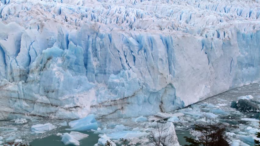 The Perito Moreno glacier in Argentina.