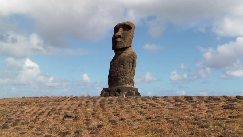 Time lapse of the mystical statues of Easter Island.