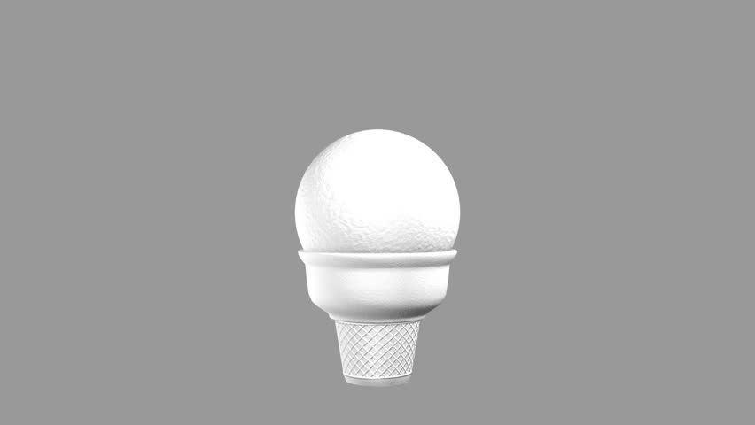 Sweet-less. This is intentionally 'flat' and colorless. Like a diet/product that offers no taste. 3D animation. Rendered in HD.
