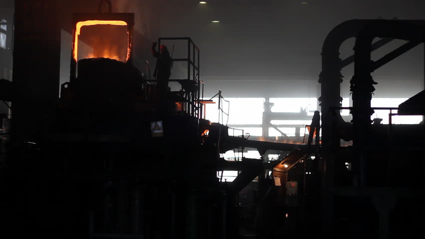 Melting Iron in the Foundry