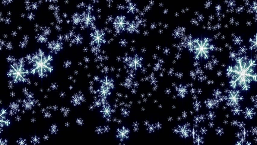 Falling Snow, Loopable Animation - 20 Seconds Stock Footage Video
