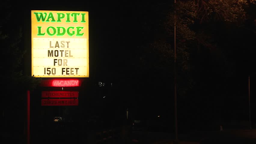 NEW MEXICO - CIRCA 2010: A motel sign circa 2010 in New Mexico.
