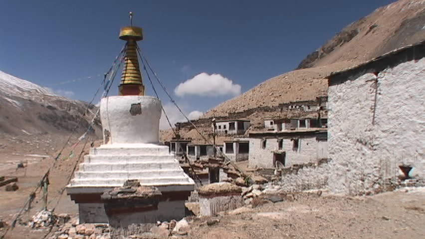 Rongbuk Monastery near Mt. Everest base camp in Tibet