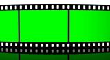 green screen Film roll strip filmstrip reel cinema projection camera