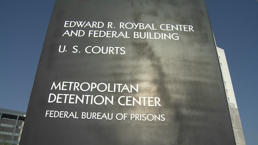 The Federal Detention Center in Los Angeles