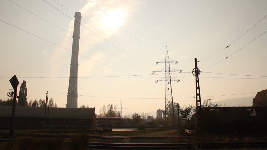 Industrial Suburban Area smog