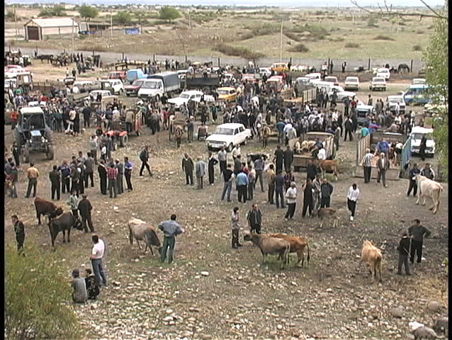 August - 2008 - Republic of Georgia - The farmer's market in Kakheti