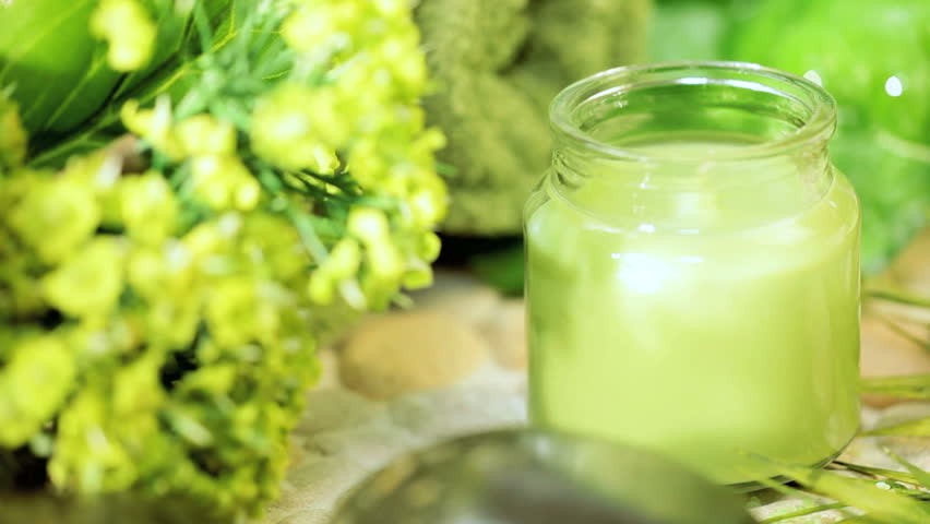 Group of Spa Products Promoting Wellbeing