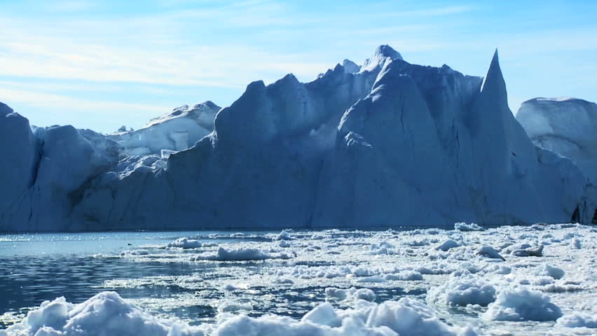 Large Iceberg Adrift in the Arctic