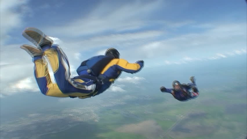 Skydiving video.