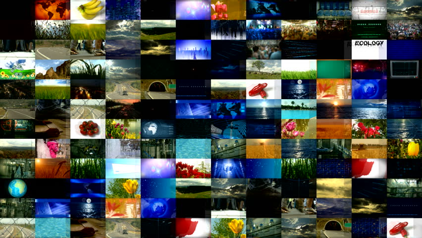 multi screen videos for the news