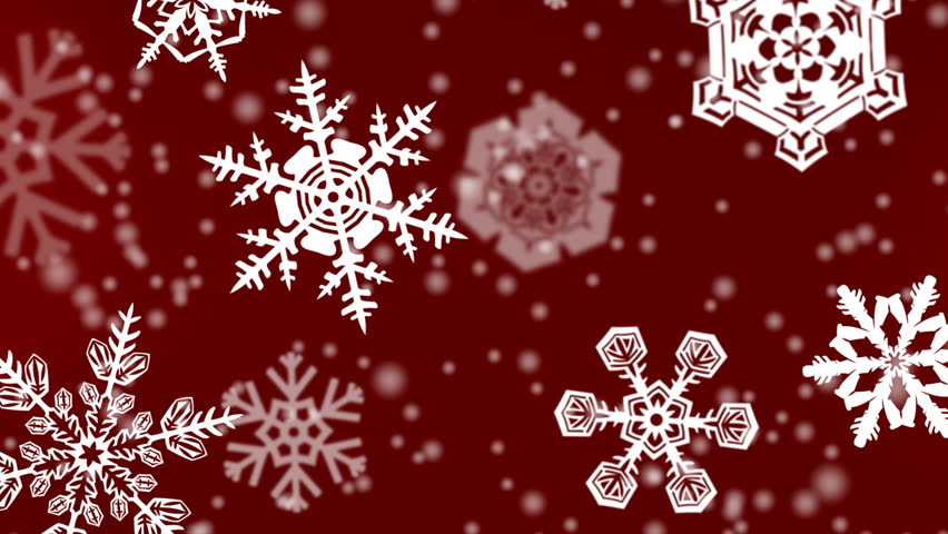 Christmas snowflakes background