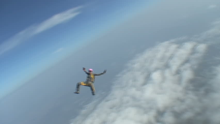 Skydiving video.