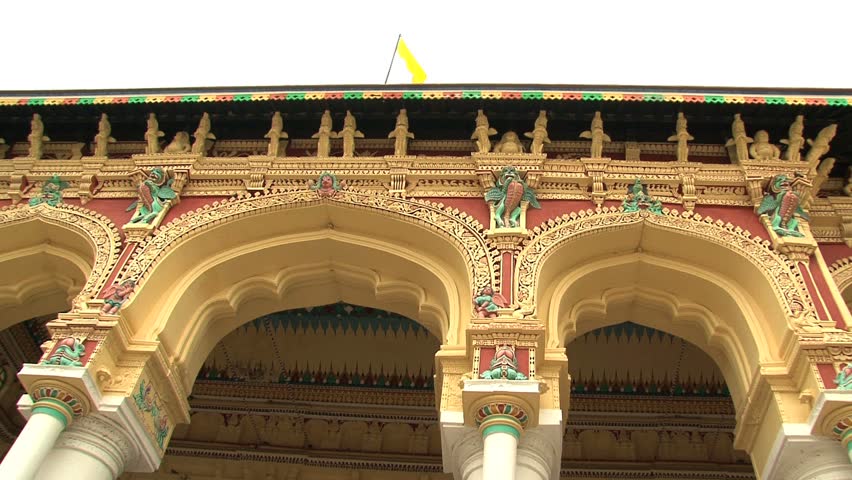 Thirumalai Naicker Palace in Madurai, India