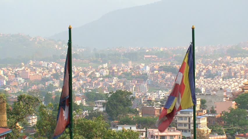 Monkey Temple", Swayambhunath Stupa, Kathmandu, Nepal