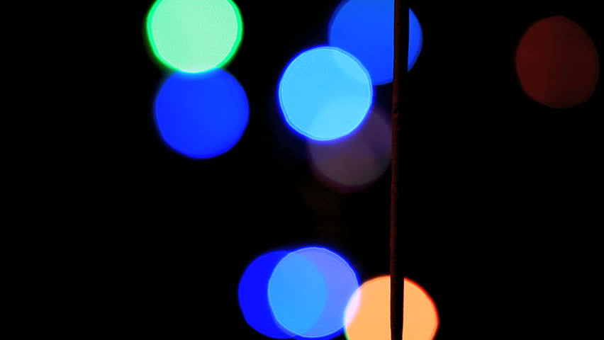 sparkler with bokeh