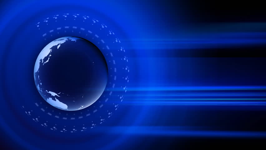globe news background, seamless loop, HD1080p