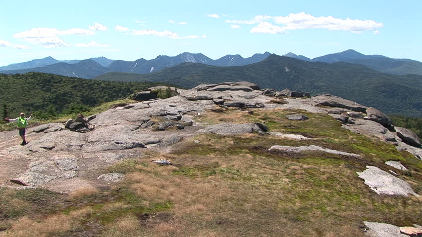 Group of backpackers reach summit