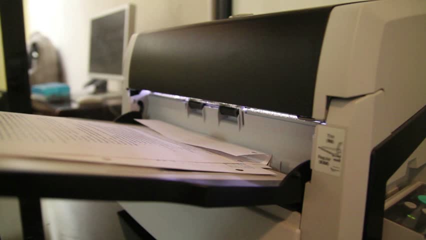 Printing flies in a office