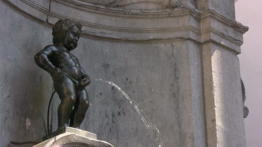 Fountain Manneken Pis, Brussels, Belgium