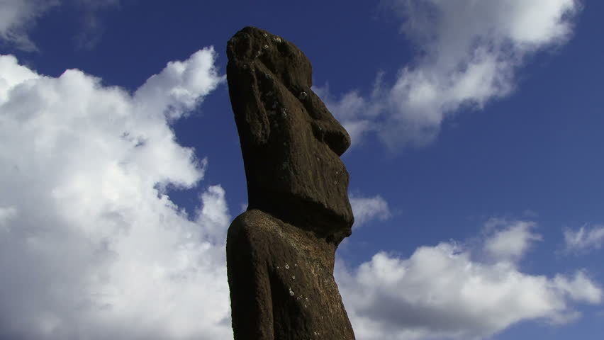 Time-lapse Moai Statue on Easter Island