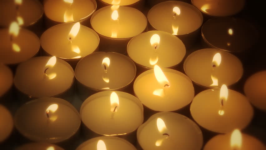 Tea Candles Burning